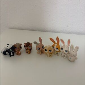 Littlest Pet Shops Bunnies and Squirrels
